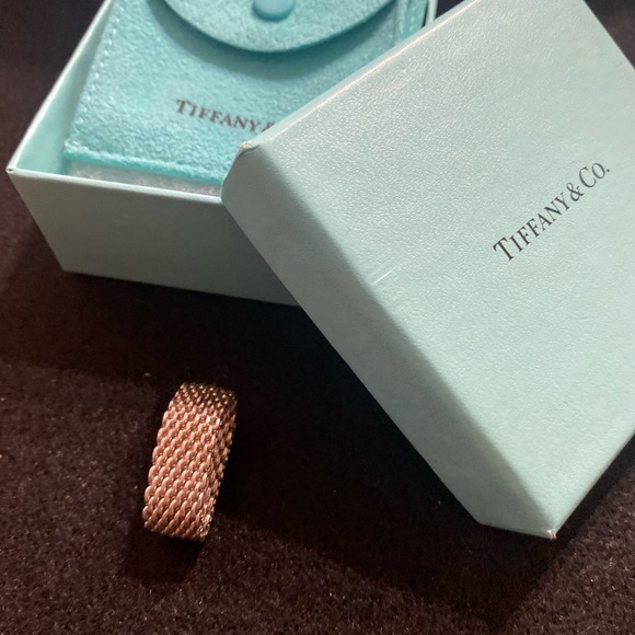 Tiffany & Co Silver Woven Ring - Picture 3 of 7